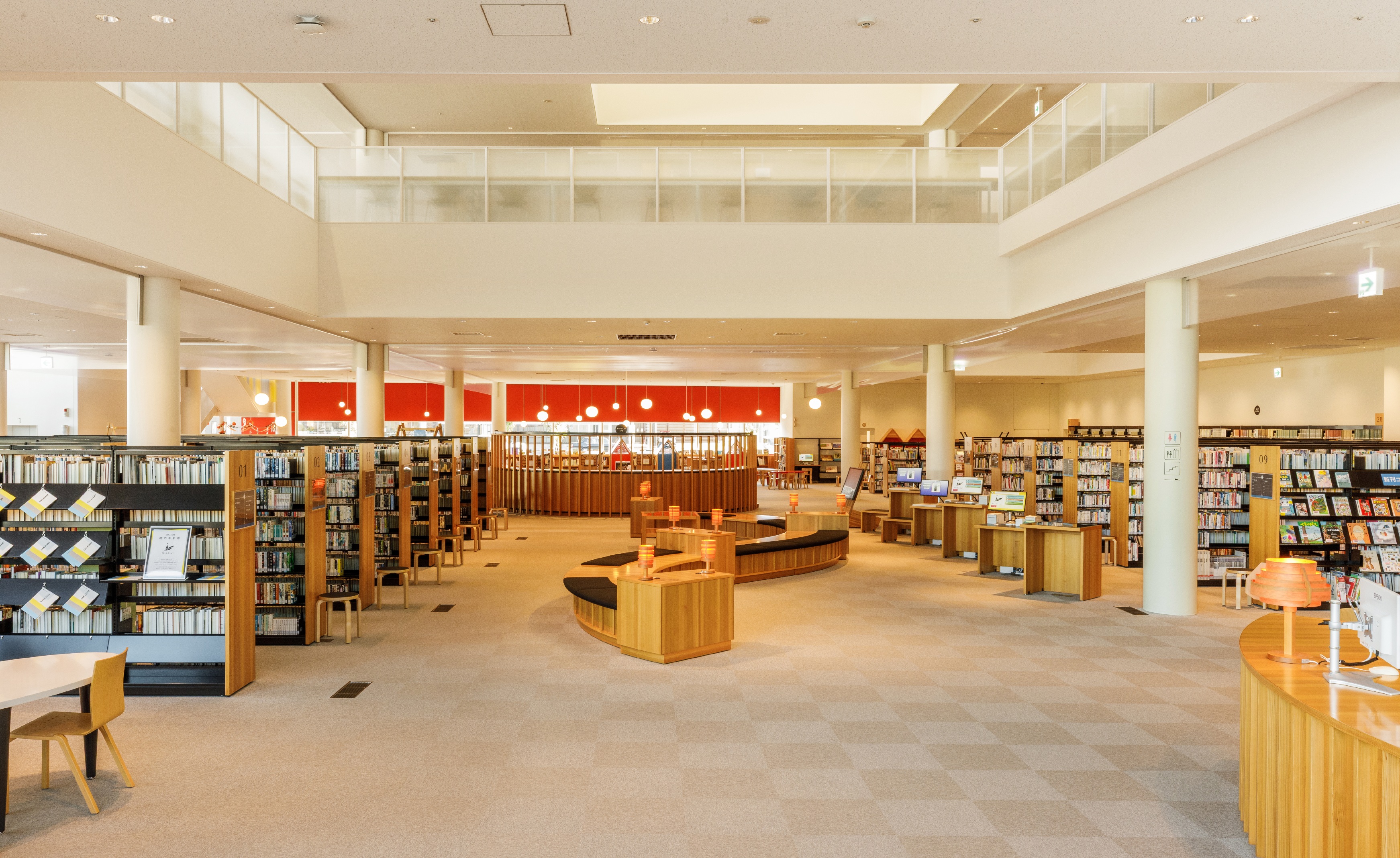 図書館館内写真